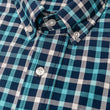Load image into Gallery viewer, Arlington: Brookline Button Down Shirt - Turquoise/Navy (S & M)