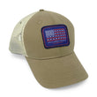 Load image into Gallery viewer, Trout Flag: Badged Trucker Cap - Driftwood