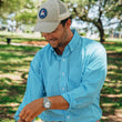 Load image into Gallery viewer, Waverly: Brookline Button Down Shirt - Pink/Navy