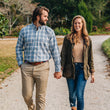 Load image into Gallery viewer, Waverly: Brookline Button Down Shirt - Pink/Navy
