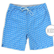 Load image into Gallery viewer, Reef Shark Rally: Kid's Swim Trunks - Light Blue