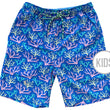 Load image into Gallery viewer, Key Largo Coral: Kid's Swim Trunks - Blue