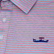 Load image into Gallery viewer, Skiff Dogs: Slack Tide Polo - Coral/Light Blue