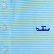 Load image into Gallery viewer, Skiff Dogs: Slack Tide Polo - Mint/Light Blue