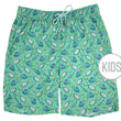 Load image into Gallery viewer, Oyster Affair: Kid's Swim Trunks - Mint