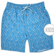 Load image into Gallery viewer, Tarpon Tricks: Kid's Swim Trunks - Turquoise