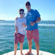 Load image into Gallery viewer, Turtle Tour: Kid's Swim Trunks - Coral