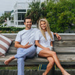 Load image into Gallery viewer, Pink Elephants: Boxers - Navy