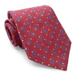 Load image into Gallery viewer, Bespoke Paisley Dot: Tie - Red