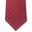 Load image into Gallery viewer, Bespoke Paisley Dot: Tie - Red