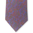 Load image into Gallery viewer, Bespoke Paisley Pop: Tie - Blue