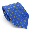 Load image into Gallery viewer, Bespoke Squares on the Bias: Tie - Blue