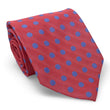 Load image into Gallery viewer, Bespoke Dotted Line: Tie - Red/Blue