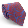 Load image into Gallery viewer, Paisley: Tie - Blue/Pink