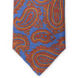 Load image into Gallery viewer, Paisley: Tie - Blue/Orange