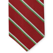 Load image into Gallery viewer, Double Stripe Repp: Tie - Red/Green
