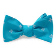 Load image into Gallery viewer, Fleur de Lis: Bow - Aqua