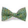 Load image into Gallery viewer, Zinnia: Bow - Aqua/Yellow