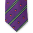 Load image into Gallery viewer, Striped Crest: Tie - Purple