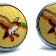 Load image into Gallery viewer, Fowl Play: Cufflinks - Yellow