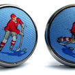 Load image into Gallery viewer, Slap Shot: Cufflinks - Light Blue