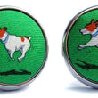 Load image into Gallery viewer, Playing Jacks: Cufflinks - Green