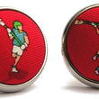 Load image into Gallery viewer, LAX Attack: Cufflinks - Red