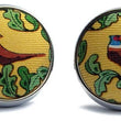 Load image into Gallery viewer, Pheasant Run: Cufflinks - Gold