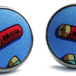 Load image into Gallery viewer, Sittin' Shotgun: Cufflinks - Blue