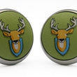 Load image into Gallery viewer, Deer Season: Cufflinks - Soft Olive