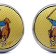 Load image into Gallery viewer, Polo Match: Cufflinks - Yellow