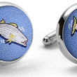 Load image into Gallery viewer, Hook, Line & Stripers: Cufflinks - Blue