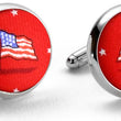 Load image into Gallery viewer, Stars & Stripes: Cufflinks - Red