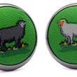 Load image into Gallery viewer, Black Sheep: Cufflinks - Green