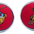 Load image into Gallery viewer, Polo Match: Cufflinks - Red