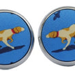 Load image into Gallery viewer, Pointers: Cufflinks - Blue
