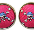 Load image into Gallery viewer, Jolly Roger: Cufflinks - Fuchsia