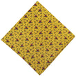 Load image into Gallery viewer, American Made Collared Greens Pocket Squares Yellow Made in the USA