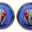 Load image into Gallery viewer, Elephant Club Med: Cufflinks - Blue