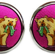 Load image into Gallery viewer, Bear Necessities: Cufflinks - Magenta