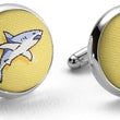 Load image into Gallery viewer, Shark Week: Cufflinks - Yellow
