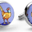 Load image into Gallery viewer, Pheasant Fields: Cufflinks - Blue