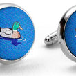 Load image into Gallery viewer, Downward Duck: Cufflinks - Blue