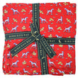Load image into Gallery viewer, American Made Collared Greens Pocket Squares Red Made in the USA