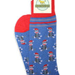 Load image into Gallery viewer, American Made Collared Greens Socks Blue Made in the USA