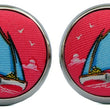 Load image into Gallery viewer, Catboat Race: Cufflinks - Coral