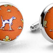 Load image into Gallery viewer, Point and Shoot: Cufflinks - Orange