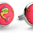 Load image into Gallery viewer, Mahi Madness: Cufflinks - Fuchsia