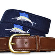 Load image into Gallery viewer, Marlin Magic: Embroidered Belt - Navy