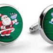 Load image into Gallery viewer, Cocktail Kringle: Cufflinks - Green